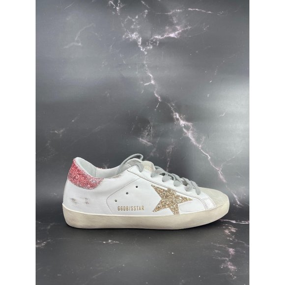 Golden Goose Shoes - Golden Goose Deluxe Brand Superstar Glitter Sneake